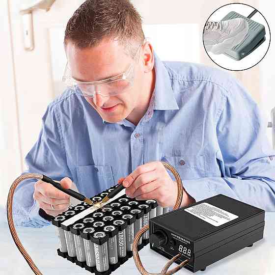 Портативный аппарат точечной сварки с педалью 8000Вт Киев