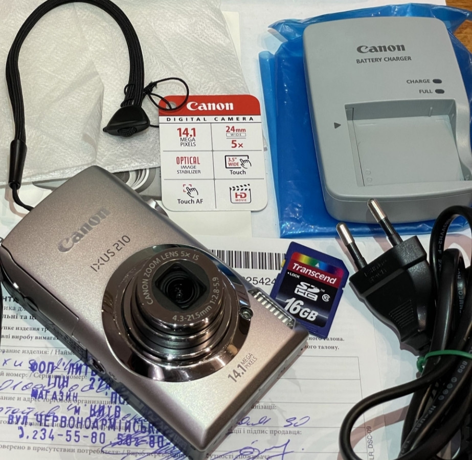 Фотоаппарат Canon IXUS 210 Киев - изображение 8