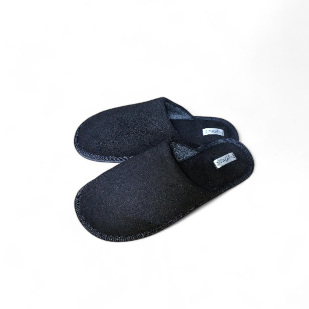 Чоловічі домашні тапочки закритий носок чорні тм "PaGo" подарункові Одеса - фото 2