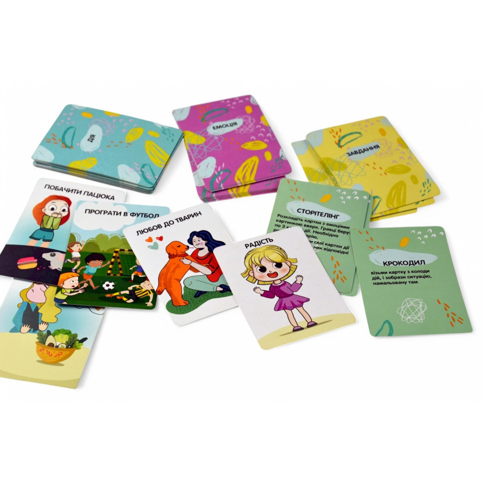 Настільна гра "Емоції" 2262-UM 37 карток, 7 варіантів гри Вінниця - фото 6
