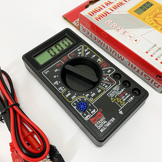 Мультиметр с высоким диапазоном измерений HAOYUE DT830C, Универсальный высокоточный мультиметр QL-95 Львов - изображение 8