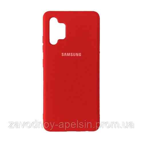 Samsung A32 A325 4G чохол мікрофібра Silicone Cover red Одеса