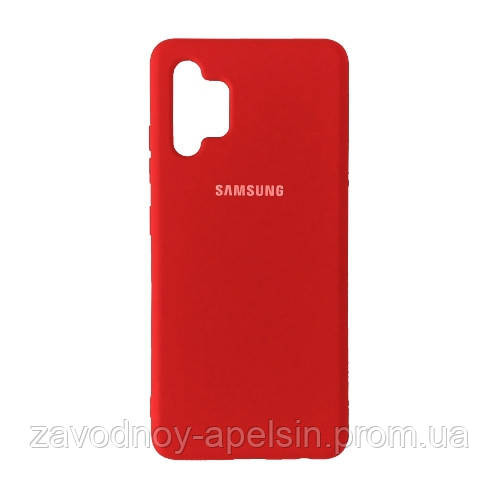 Samsung A32 A325 4G чохол мікрофібра Silicone Cover red Одеса - фото 1