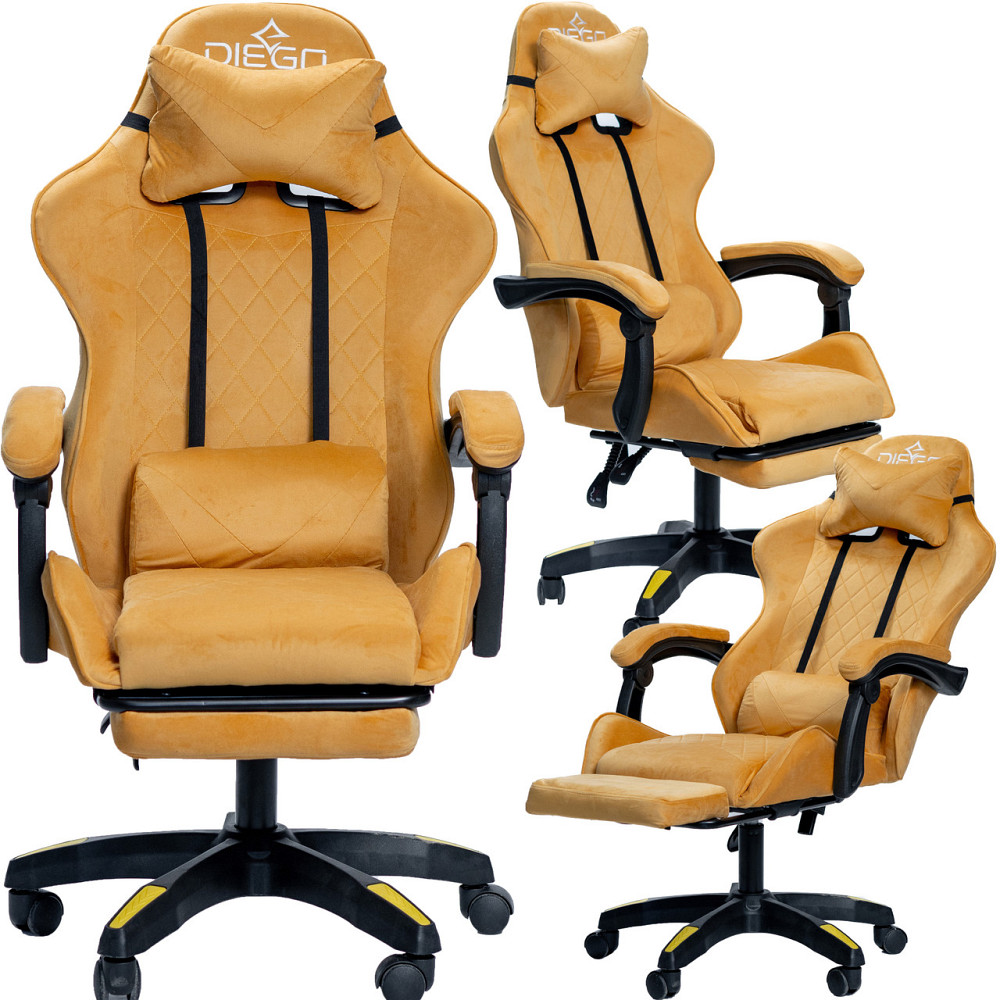 Крісло геймерське DIEGO ALCANTARA PRO Sandy Київ - фото 1