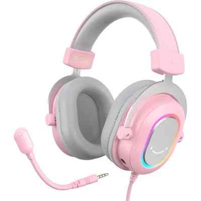 Наушники Fifine H6 RGB 7.1 Pink (H6P) Винница