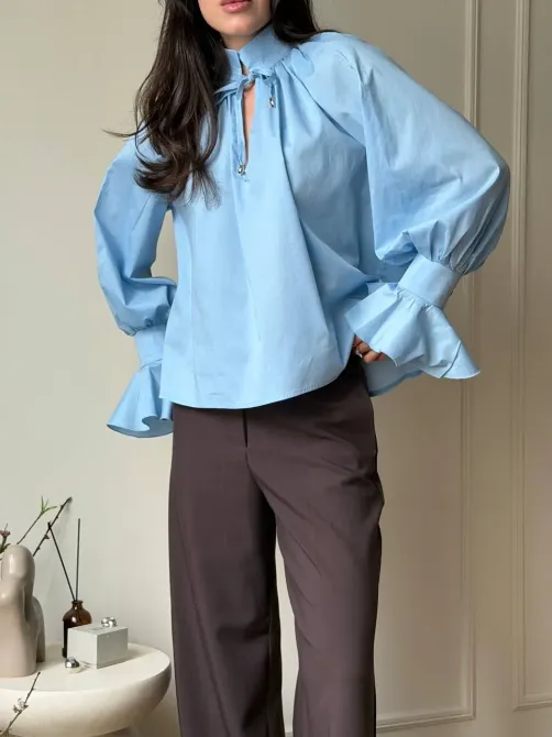 Женская блуза коттоновая - стильная новинка для элегантных образов. Одесса - изображение 11