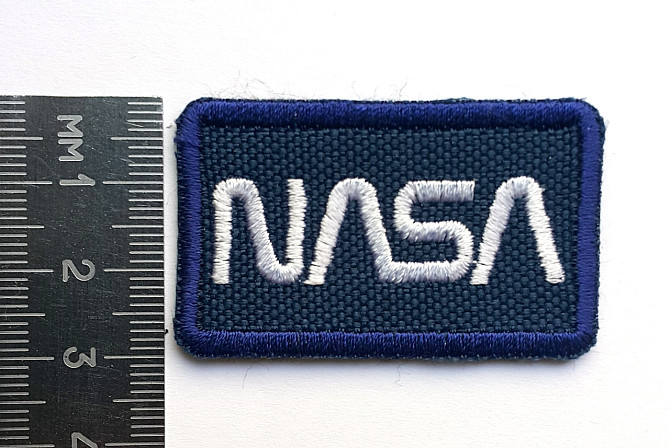 Пришивной патч Ведомство NASA, Молодежная нашивка для одежды и сумок, Оригинальная вышитая аппликаци Запоріжжя - фото 2