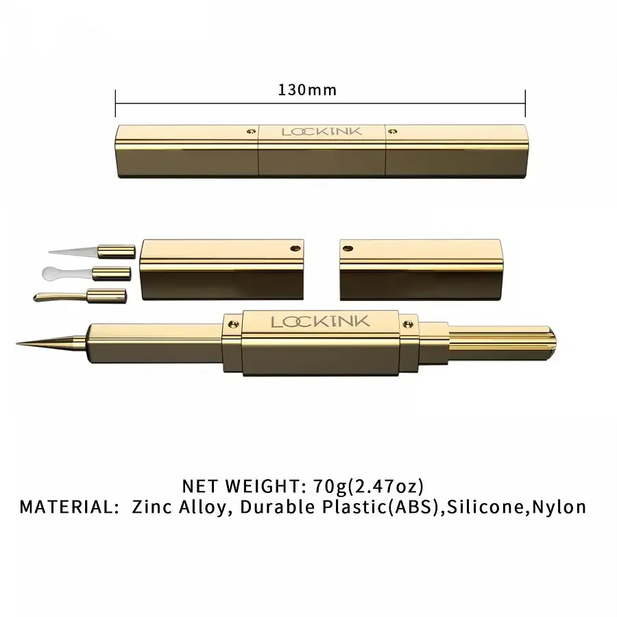 Ексклюзивний тиклер LOCKINK 5-head Flirting Tickler - Golden з п'ятьма насадками Львов - изображение 8