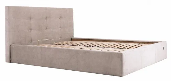 Кровать Двуспальная Manchester Comfort 160 х 190 см Мисти Mocco С подъемным механизмом и нишей для белья Мокко Киев