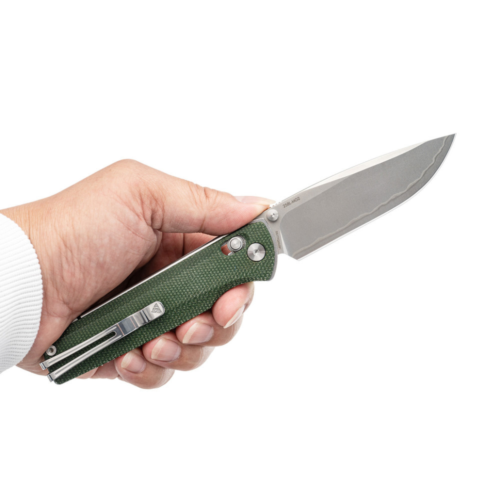 Ніж складаний SRM Terrier 258L-MG2, зелений Киев - изображение 12