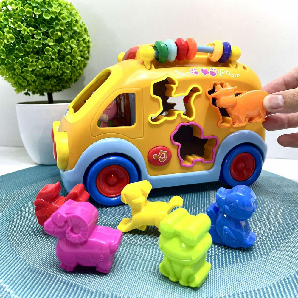 Автобус Hola розвиваючий музичний сортер підсвічування (988) Чернигов - изображение 2