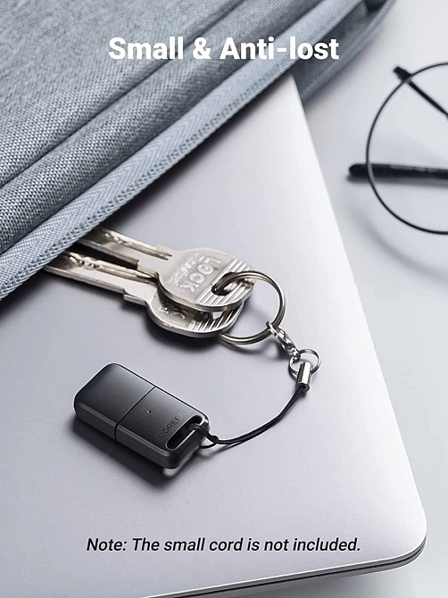 Bluetooth-адаптер Ugreen USB Bluetooth 5.0 передавач для комп'ютера, ноутбука 80890 (Чорний) Николаев - изображение 7