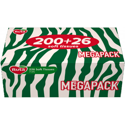 Серветки косметичні Ruta Family Pack 2 шари 200 аркушів (4820023748590) Вінниця - фото 1