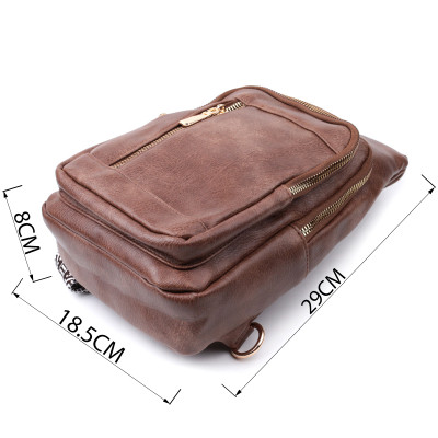 Сумка Vintage Из экокожи Коричневая (22747) Винница - изображение 7