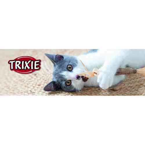 Игрушка Trixie для кошек Палка из мататаби с кистями 24 см Киев