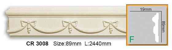 Молдинг полиуретановый с орнаментом Gaudi Decor CR 3008 Flexi Днепр