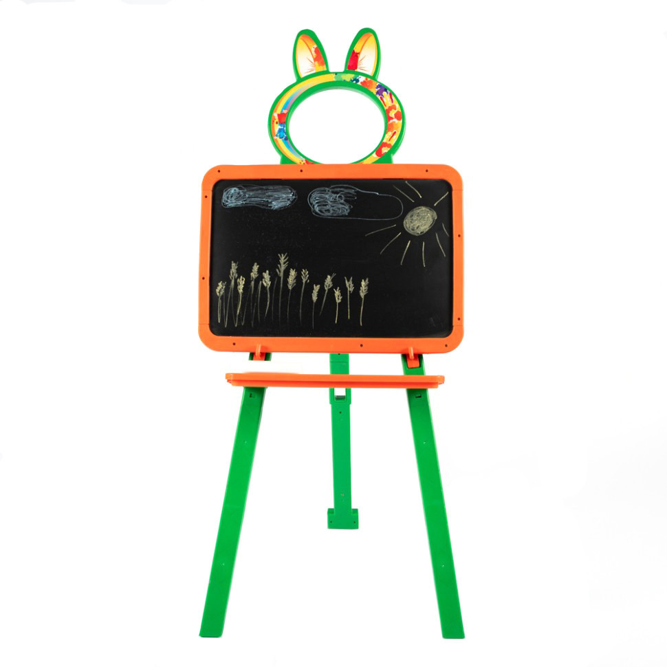Розвиваюча дошка для малювання магнітна 013777/3 оранжево-зелена Вінниця - фото 1