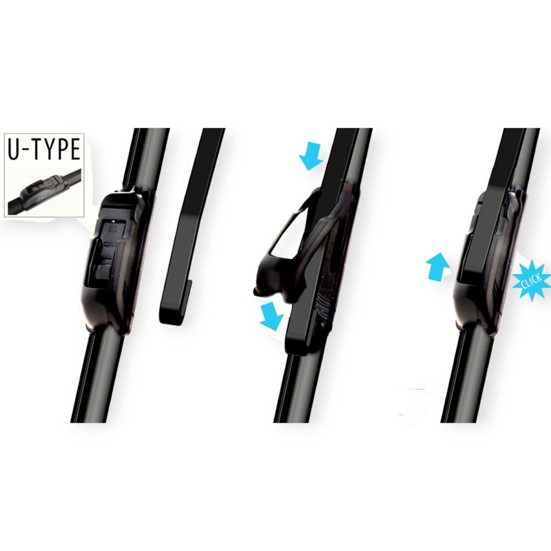 Щетка oximo безкаркасная 425мм под крюк 8,9мм дворника Мукачево - изображение 3