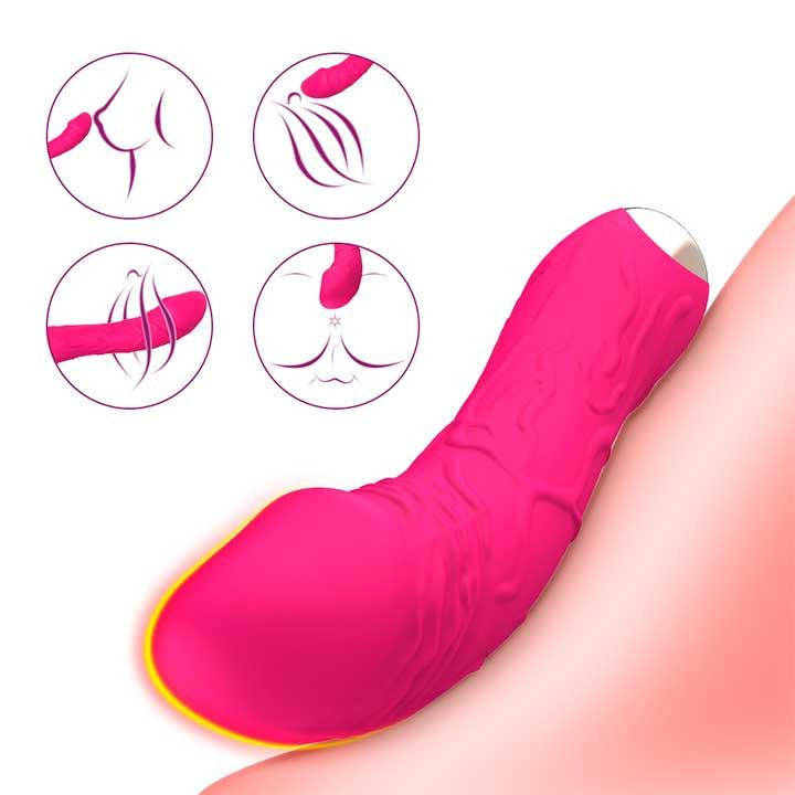 Вібратор для стимуляції точки G "Dibe" 20 режимів вібрації Чорний Вінниця - фото 6