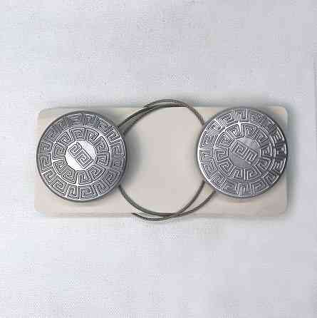 Магниты для штор и гардин Родос набор 2 шт Серебристый (81-125) Киев