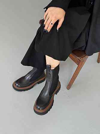 Черевики жіночі EDAN 71 чорні (зима, шкіра натуральна) (6082) 39 Коломия