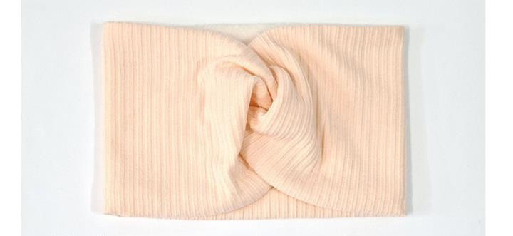 Пов'язка жіноча на флісі трикотаж персик Київ - фото 1