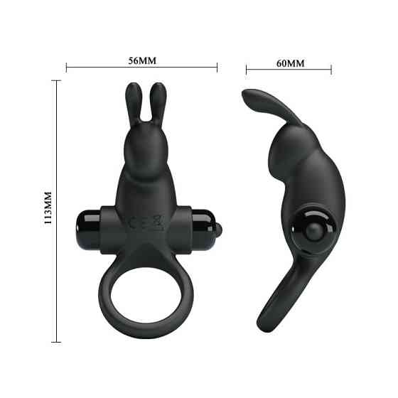 Віброкільце PRETTY LOVE VIBRANT PENIS RING I Black Sex Aura Київ