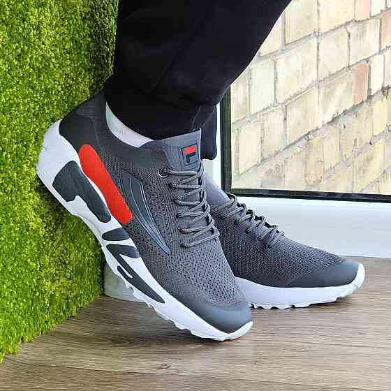 Кроссовки FILA Серые Мужские Фила (размеры: 41,42,43,45) Видео Обзор Днепр