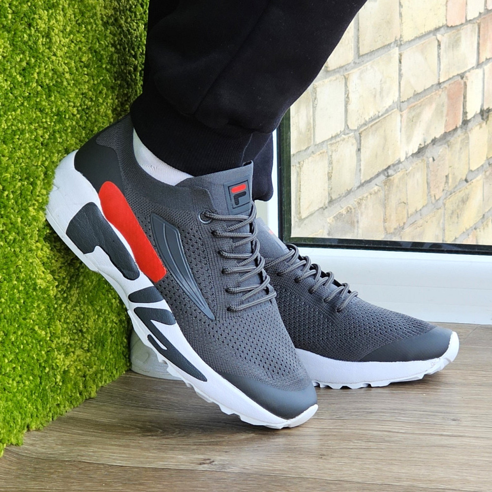 Кроссовки FILA Серые Мужские Фила (размеры: 41,42,43,45) Видео Обзор Днепр - изображение 2