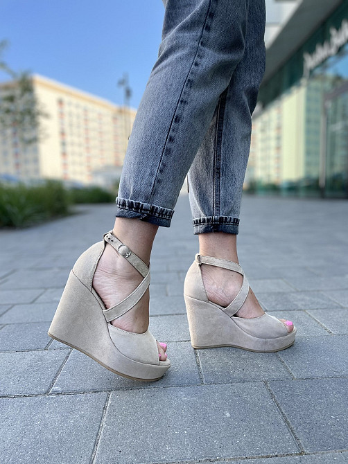 Nivelle Босоніжки жіночі NIVELLE 1815/C-818 бежеві (літо, замша натуральна) (3743) 37р.40р. Коломия - фото 2