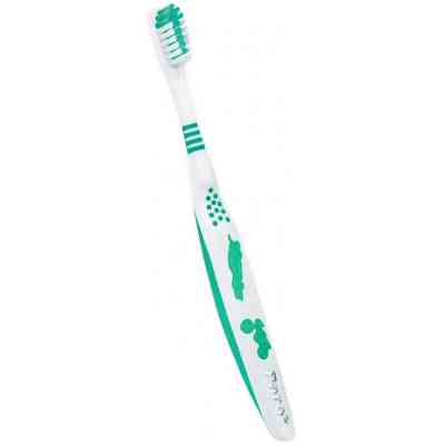 Дитяча зубна щітка Paro Swiss junior м'яка Зелена (7610458007426-green) Вінниця