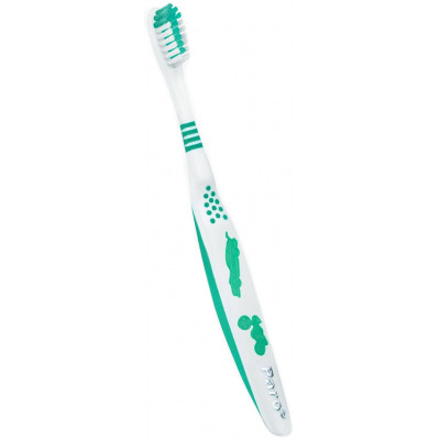 Дитяча зубна щітка Paro Swiss junior м'яка Зелена (7610458007426-green) Вінниця - фото 1