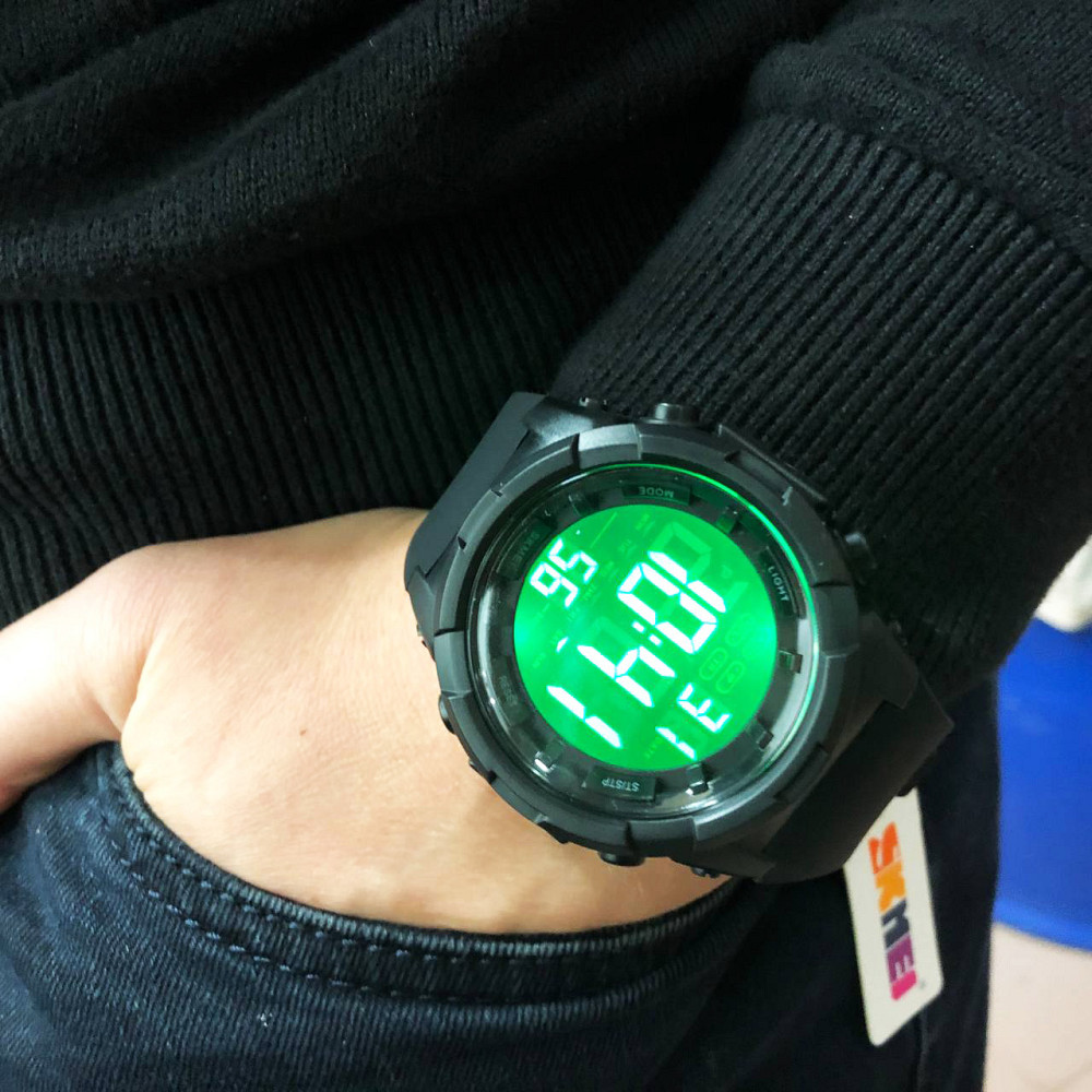 Армейские часы противоударные SKMEI 1845BK, Качественные спортивные часы Бюджетные спортивные LI-56 Львов - изображение 10