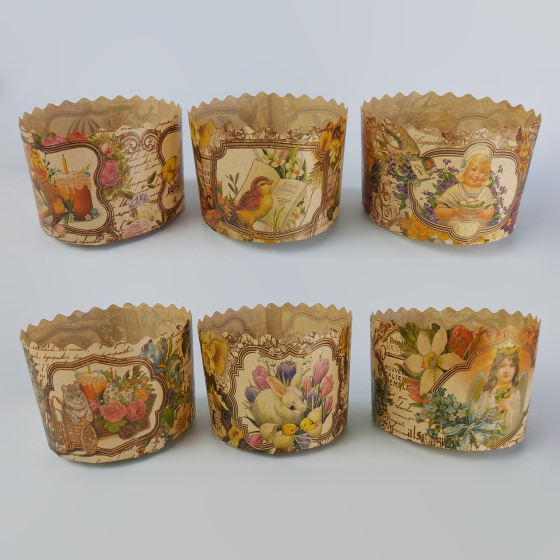 Форми для Пасок 400 гр d130 h85 Вікторіанські 50 шт/пач. Харків