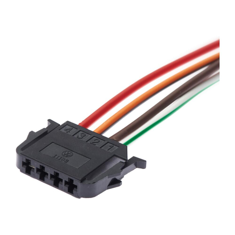 Разъем коннектор с проводом, 4-кон., 191972704, 1-929591-1, VAG, TE Германия, Франция, Audi, Bugatti, Porsche, Seat, Skoda, VW Киев - изображение 1