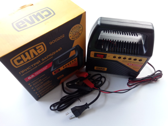 Зарядний пристрій 4А 6/12V СИЛА Харків
