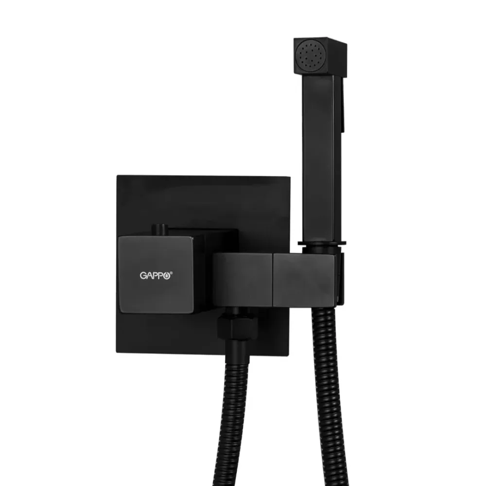 Гігієнічний душ GAPPO G7207-60 із термостатом, чорний Київ - фото 2
