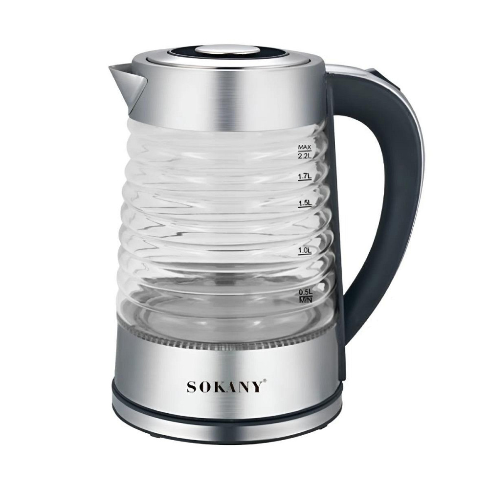 Електрочайник із заварником 2,2л SBR Київ - фото 2