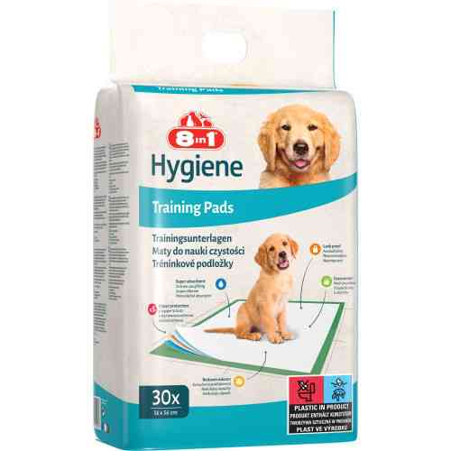 Пелюшки 8in1 Training Pads для собак, 56x56 см, 30 шт Київ