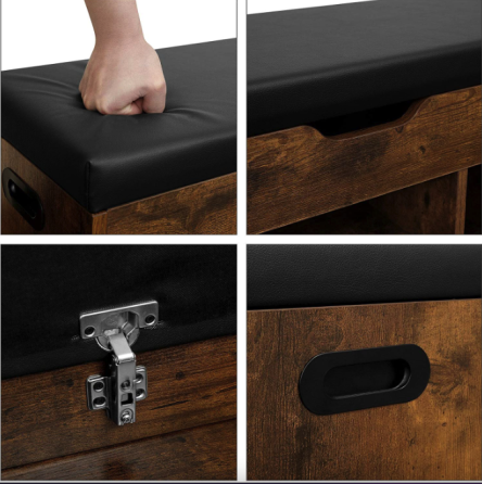 Тумба для взуття Leobert Gerbor з м'яким сидінням в стилі Loft Київ