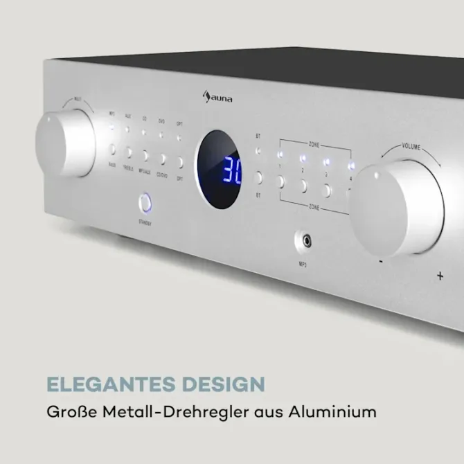 Auna AV2-CD508 Hi-Fi усилитель HiFi 600Вт макс AUX Bluetooth из Германии Днепр - изображение 3