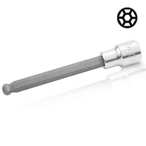 Головка з насадкою HEX TOPTUL 10 мм 140 мм 1/2" з кулею BCSA1610 Чернігів