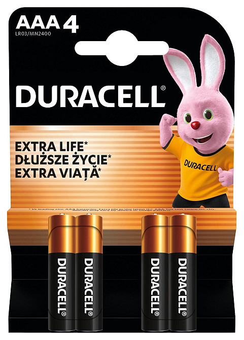 Лужні батарейки Duracell AAA, 4 шт. (6409629) Київ - фото 5