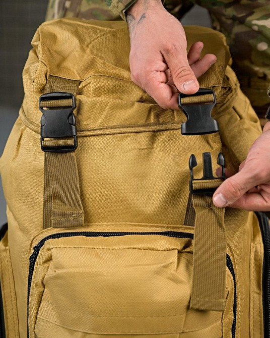 Мілітарі рюкзак 100 л FERNIX койот ПП7951 Одеса - фото 7