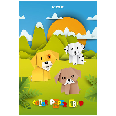 Кольоровий папір Kite А4 односторонній (18 аркушів/ 9 кольорів) в асортименті (K23-1250) Вінниця - фото 2
