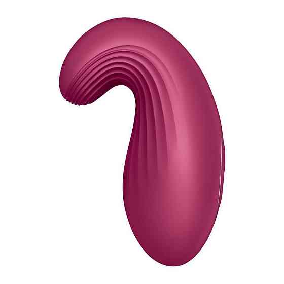 Вибратор Satisfyer Dipping Delight Berry, 2 мотора, гибкий кончик Sex Aura Киев