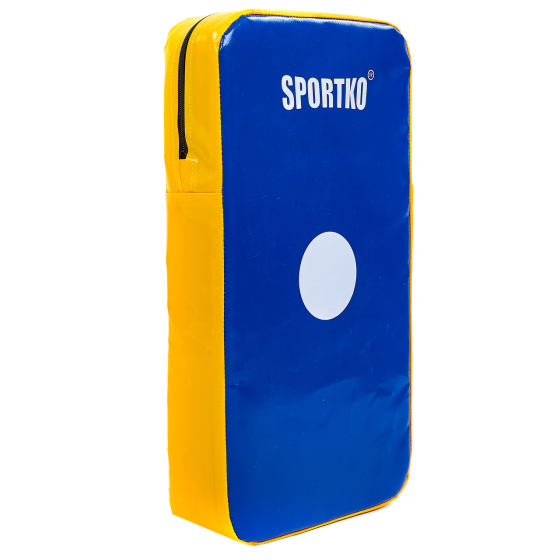 Макивара пряма SPORTKO M4 розмір 45x25x9 см жовтий Київ