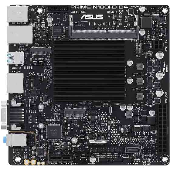 Asus PRIME N100I-D D4-CSM (Intel N100 Quad-Core 2.0GHz, 1xDDR4 SO-DIMM, VGA/HDMI/DP, COM, mITX) Винница