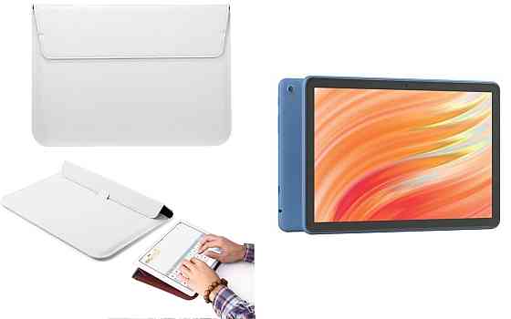 Чехол-конверт VitoCase для Amazon Fire HD 10 (13th gen), с функцией подставки для планшета Белый Киев