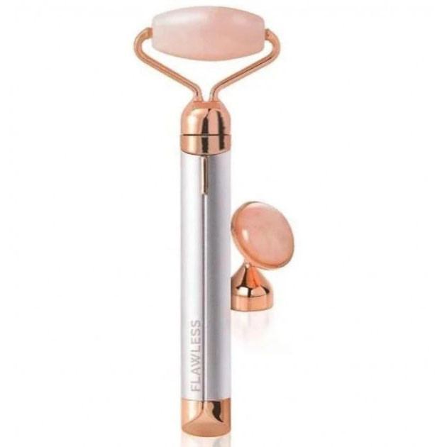 Масажер ролик електричний для особи Facial Roller Massager. Колір бежевий IQ-65 Львів - фото 12